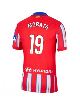 Billige Atletico Madrid Alvaro Morata #19 Hjemmedrakt 2024-25 Kortermet